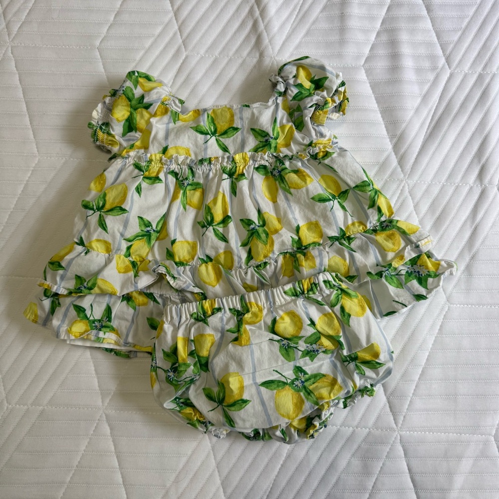 Janie and Jack Lemon Matching Set